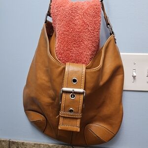 MICHAEL Michael Kors Tan Leather Hobo Bag